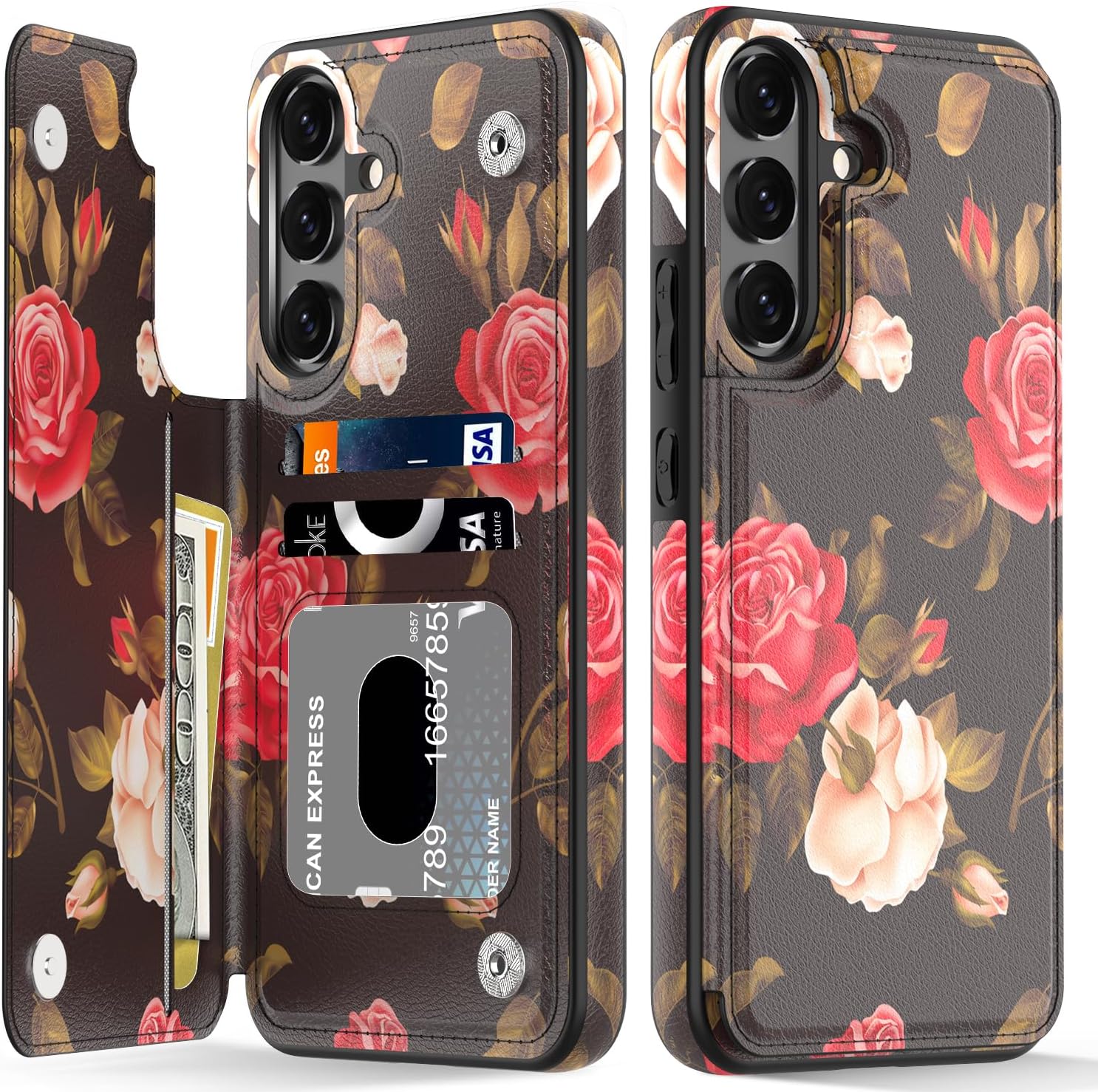 Samsung Galaxy S25 Plus Phone Case with Floral Design - Slim Protective Cover for Shock Absorption & Scratch Resistance - Perfect for Daily Use, Travel & Outdoor Activities