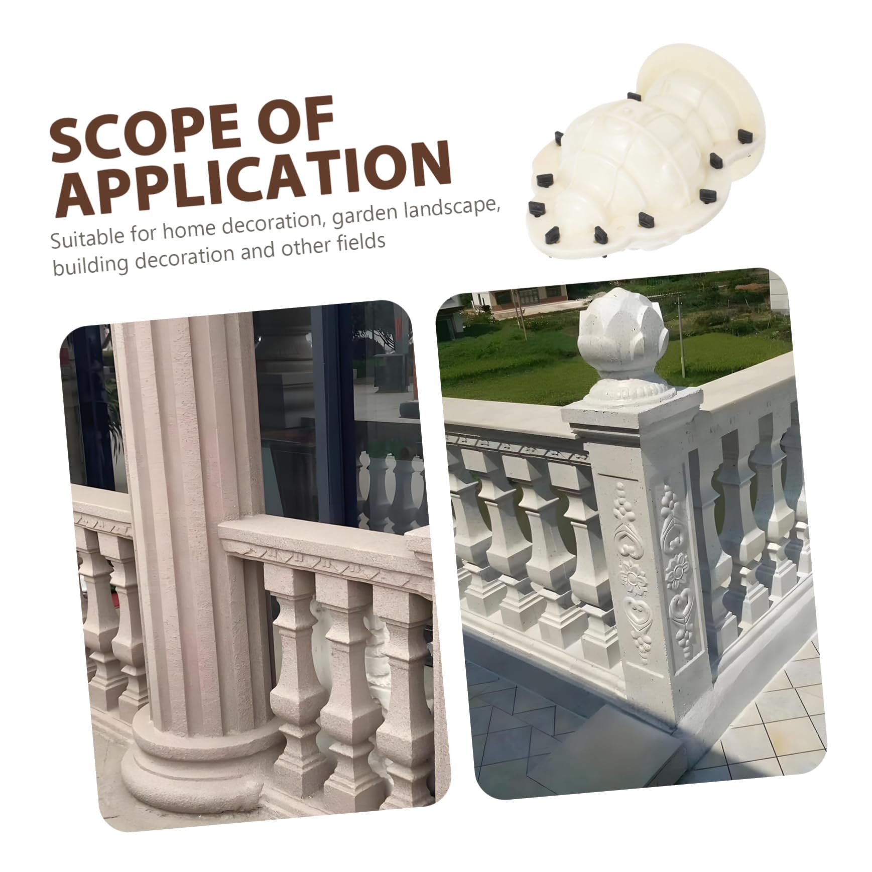 Concrete Molds for Garden Statues - DIY Plastic Cement Molds for Roman Columns, Spheres & Sculptures | Perfect for Outdoor Decor, Landscape Design & Home Garden Projects