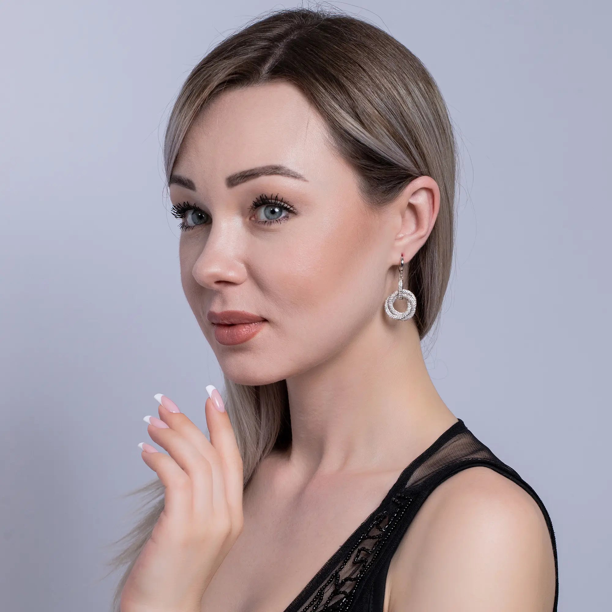 Helix Earrings for Women - 14K Gold Plated Cartilage Hoop Earrings - Trendy Helix Hoop Earrings for Cartilage Piercing - Perfect for Everyday Wear, Parties & Gifts
