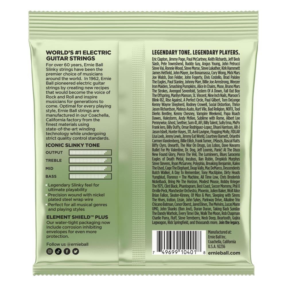 Ernie Ball Magnum Slinky Nickel Wound Electric Guitar Strings 12-56 Gauge (P02618) - Premium Nickel Plated Steel for Rock & Metal Guitarists - Perfect for Heavy Riffs, Drop Tunings & Extended Play