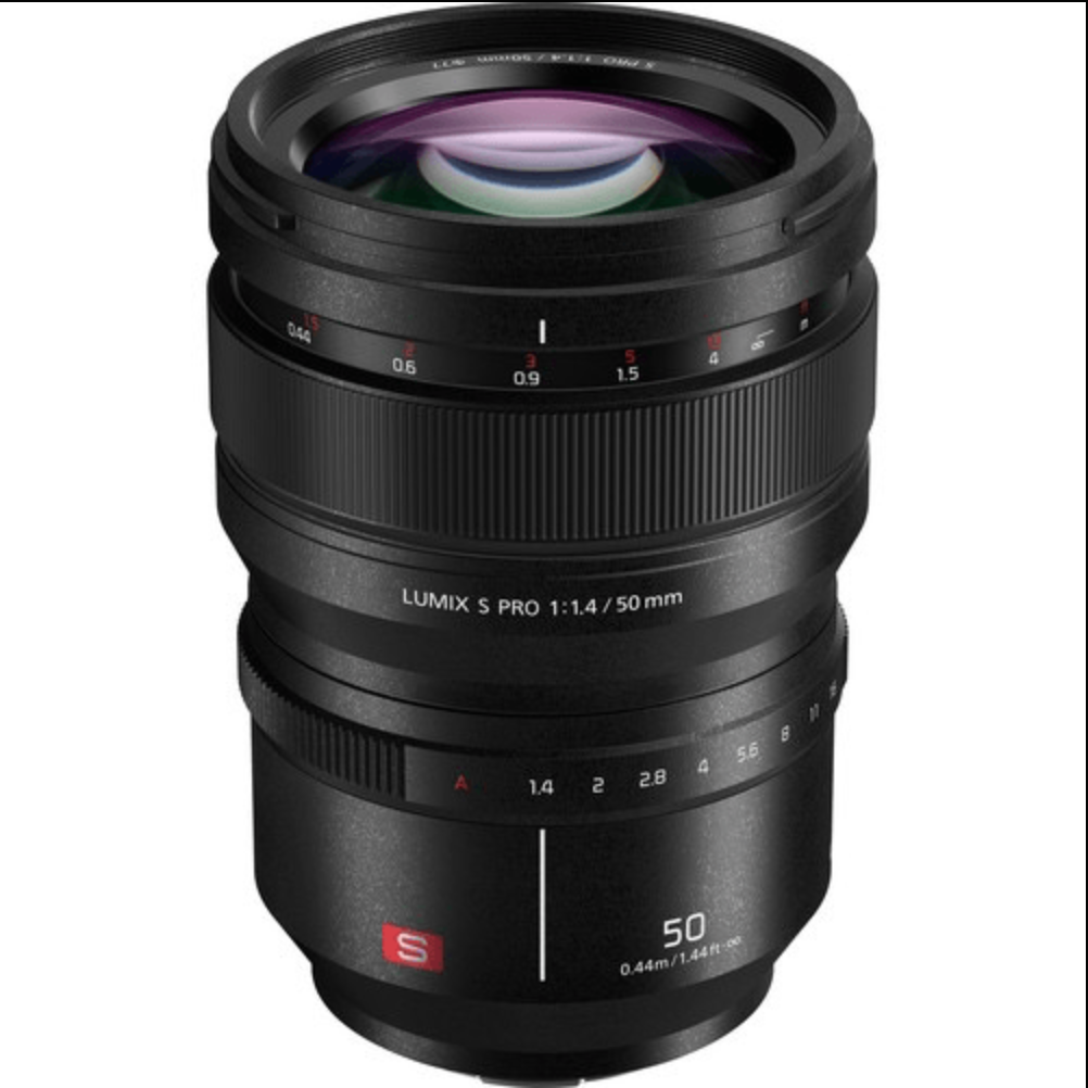 Panasonic LUMIX S PRO 50mm f/1.4 Full Frame Lens - Premium Fast Aperture for Portrait & Low Light Photography | Perfect for Professional Photographers & Videographers