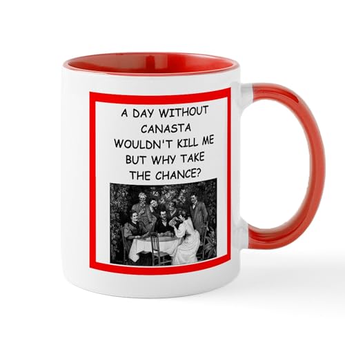 White/Red Inside - Canasta Mug