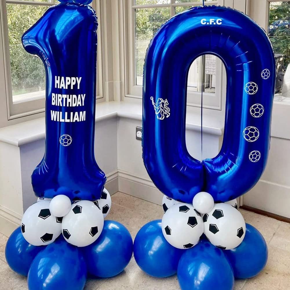 40 Inch Navy Blue Number 20 Balloons - Large Foil Mylar Digital Balloons for Birthday Parties, Graduation, Baby Shower & Anniversary Decorations - Perfect for Indoor/Outdoor Celebrations and Photo Backdrops