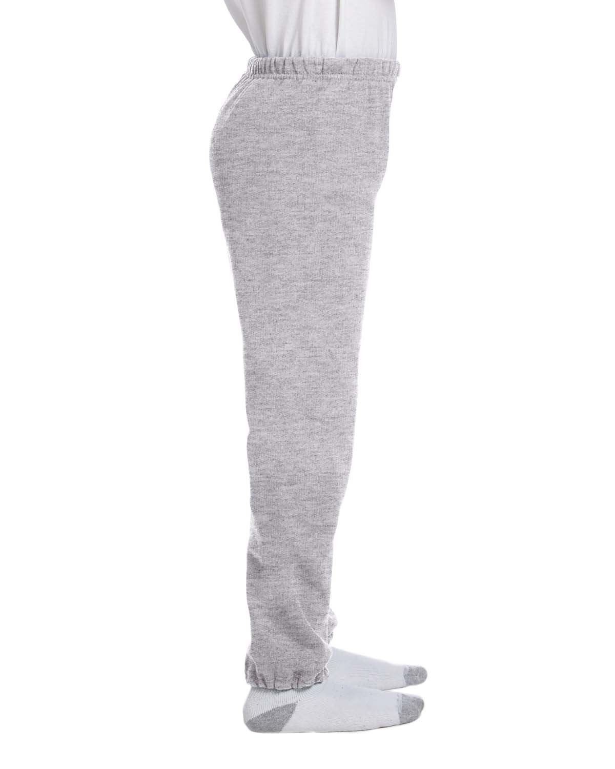 Premium Heavy Blend Sweatpants (G182B) - Grey, Size L (Pack of 12) | Comfortable Lounge Pants for Men & Women | Perfect for Gym, Yoga, Running & Casual Wear