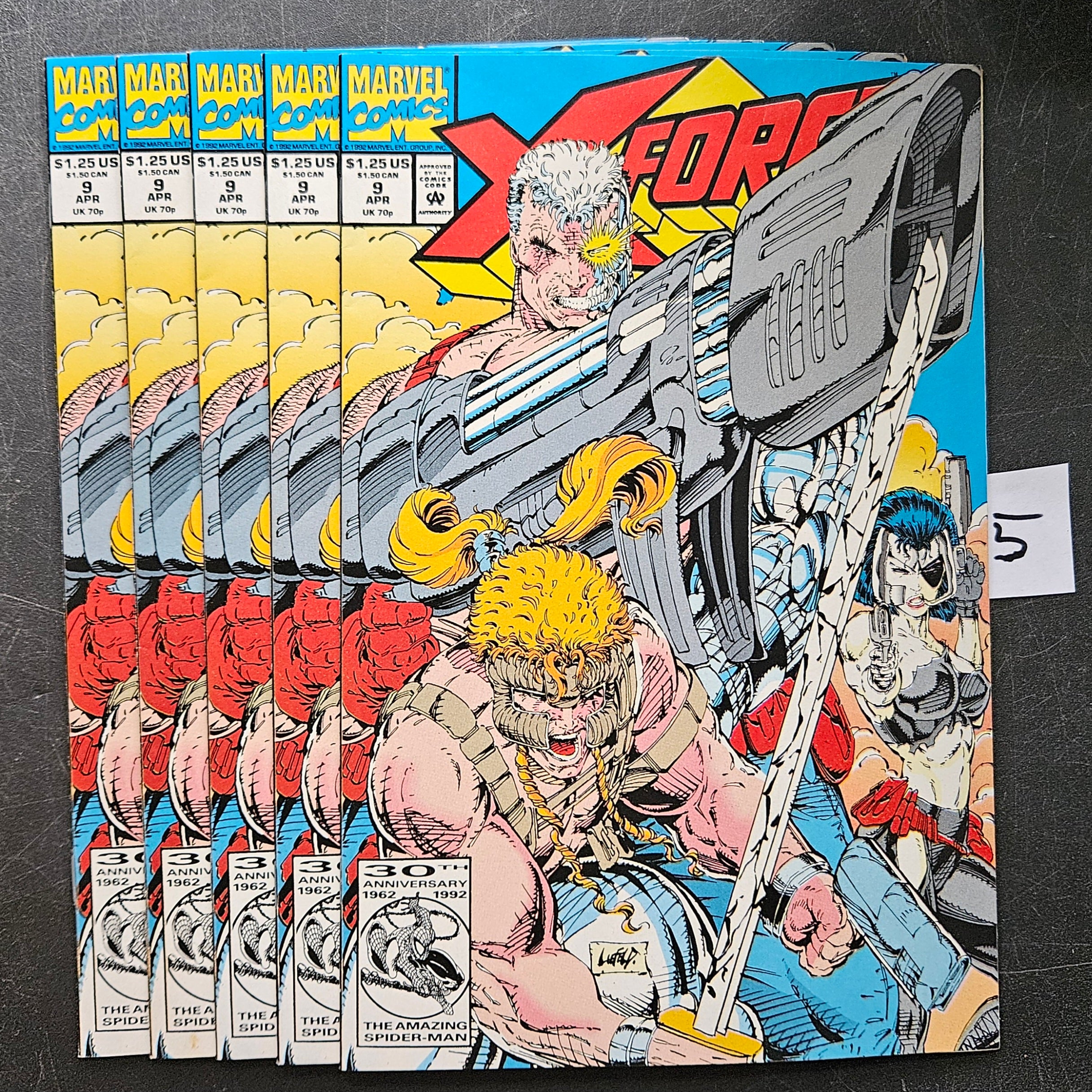 X-Force Vol. 1 #9 Marvel Comics - April 1992 Issue | Collectible Comic Book for Marvel Fans & Comic Collectors | Perfect for Display, Gifts, and Investment