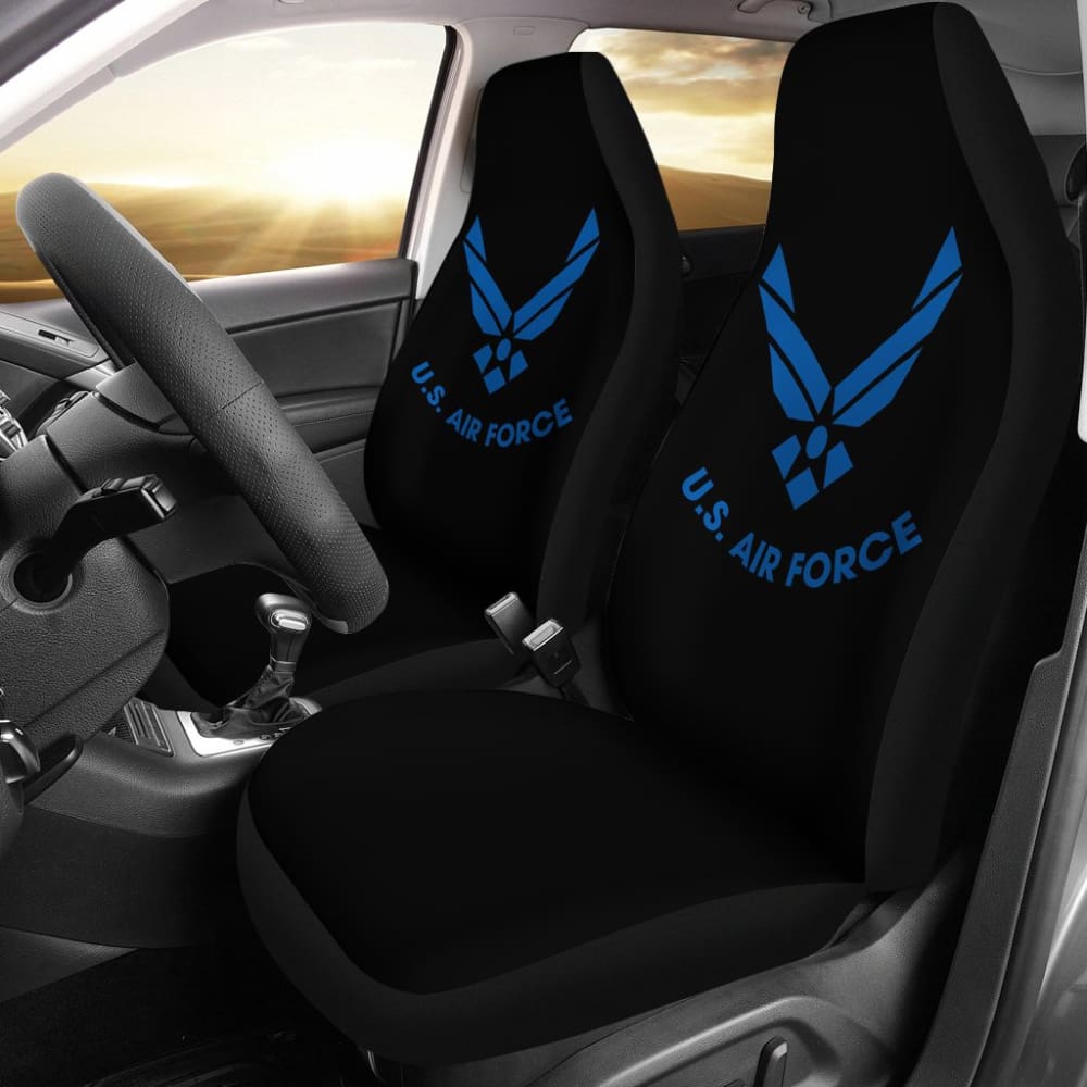 US Air Force Printed Car Seat Covers - Durable & Stylish Auto Accessories for Military Enthusiasts - Perfect for Trucks, SUVs & Cars