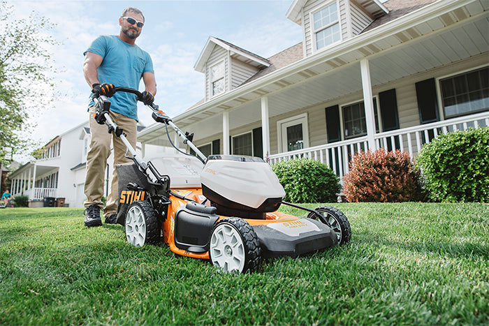 STIHL RMA 510 V Self-Propelled Battery-Powered Lawn Mower - Perfect for Residential Yards & Medium-Sized Gardens