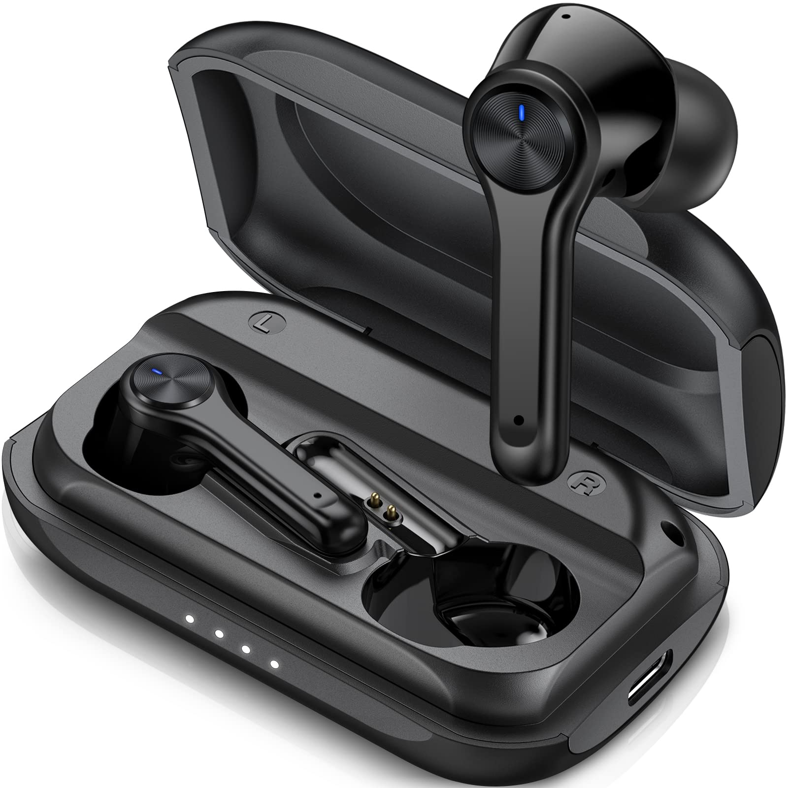 Gamtoure Wireless Earbuds - Bluetooth 5.0 Gaming Headphones with 40ms Ultra-Low Latency, Auto Pairing for Nintendo Switch, TWS Noise Cancelling Earbuds, IPX7 Waterproof - Perfect for Gaming, Workouts & Travel