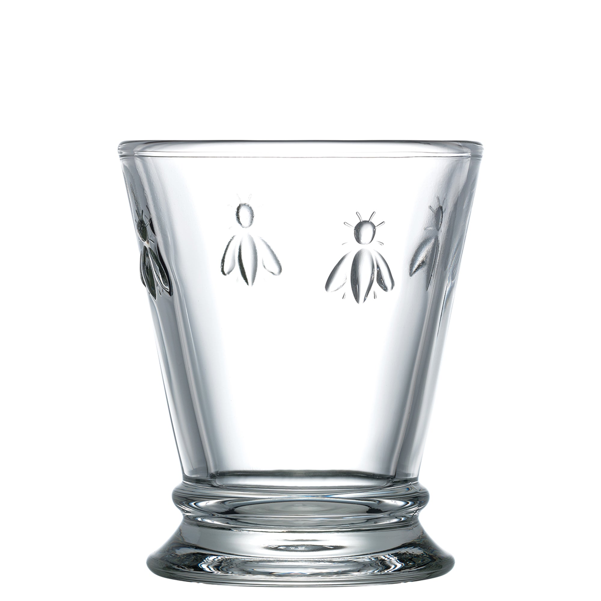Bee Tumbler Set Clear - 6-Piece Unbreakable Drinking Glasses for Juice, Iced Coffee & Cocktails - Perfect for Parties, Picnics & Home Bars