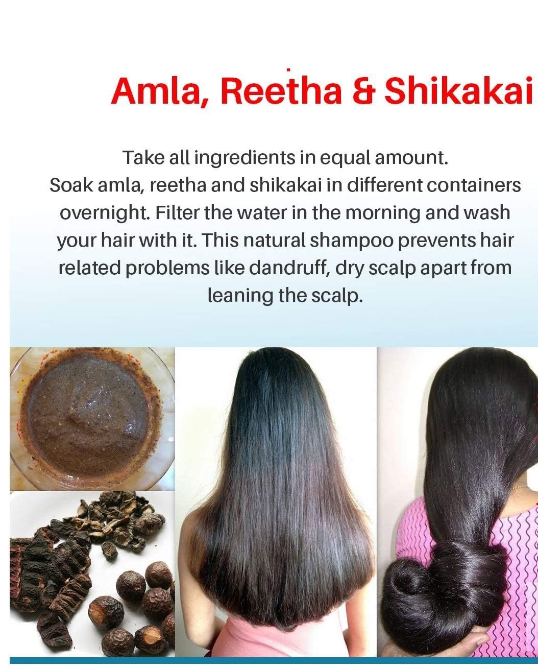 Vedic Biotech 100% Pure Natural Reetha Powder for Hair Care - 3.5oz (100g) | Promotes Smooth Silky Hair Growth | Ayurvedic Shampoo & Hair Treatment for Dry Damaged Hair - Perfect for DIY Hair Masks & Natural Cleansing