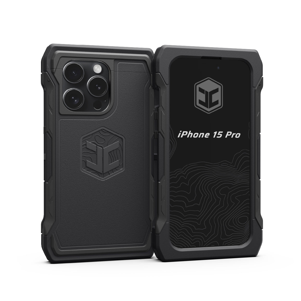 iPhone 15 Pro ADVNTR Rugged Protective Case - Shockproof & Scratch-Resistant Phone Cover | Made in USA | Perfect for Outdoor Adventures, Hiking & Extreme Sports