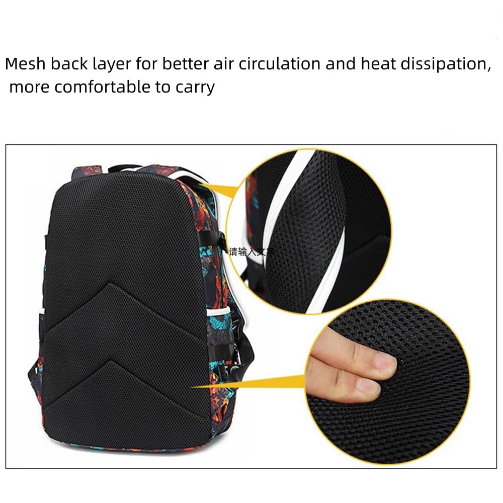 Soccer Idol Laptop Backpack for Men & Women - Durable School & College Backpack with USB Charging Port - Perfect for Travel, Work & University (Black)