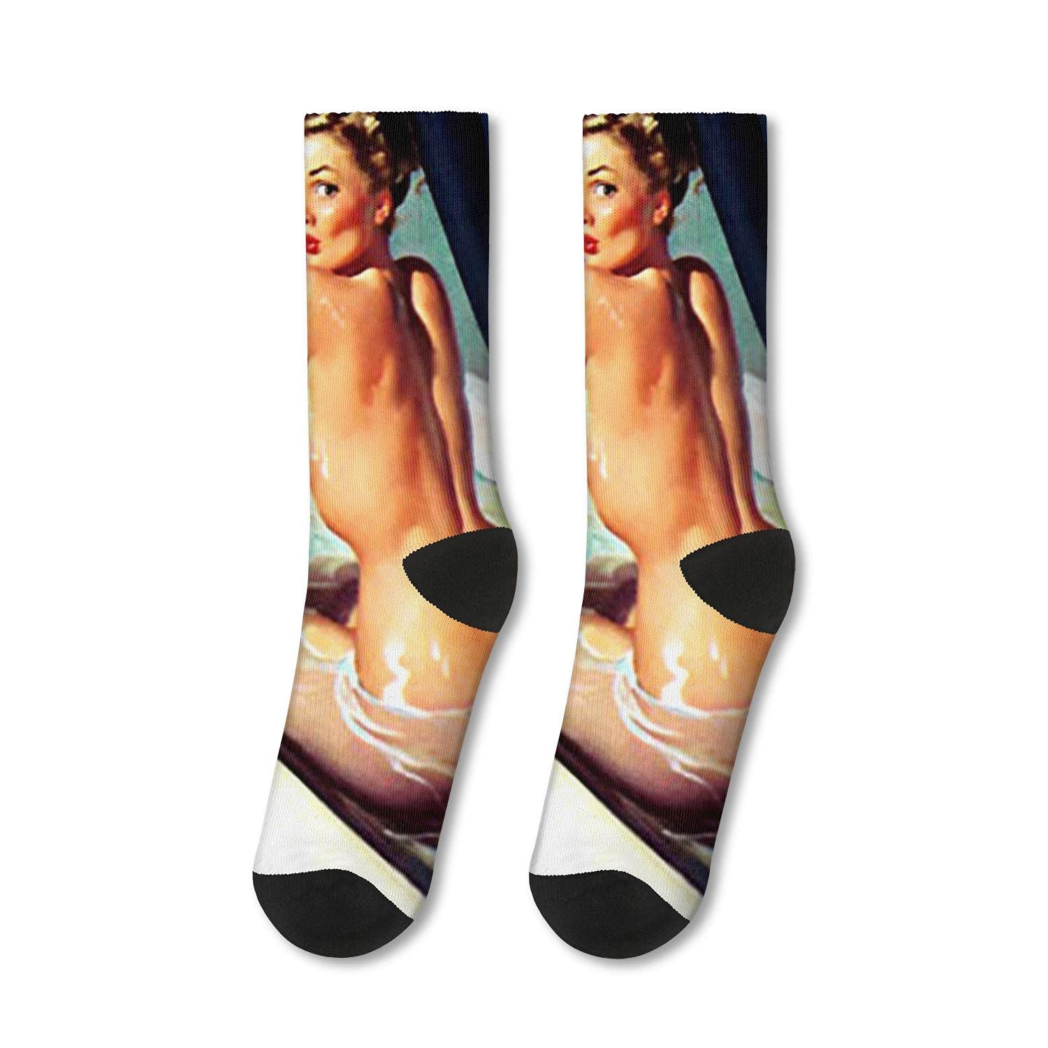 **Comfortable High Ankle Crew Socks for Men & Women - Cute, Novel & Funny Sports Socks - Perfect Gift for Running, Gym & Casual Wear**
