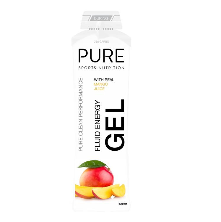 Pure 50g Energy Gel Packs - Fast-Acting Carbohydrate Boost for Runners, Cyclists & Athletes - Ideal for Marathon Training & Endurance Sports