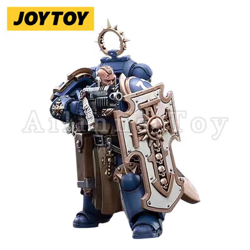 JOYTOY 1/18 Scale Warhammer 40K Space Marines Ultramarines Bladeguard Veterans Action Figure Set (3PCS) - Perfect for Collectors, Tabletop Gaming & Warhammer 40K Displays
