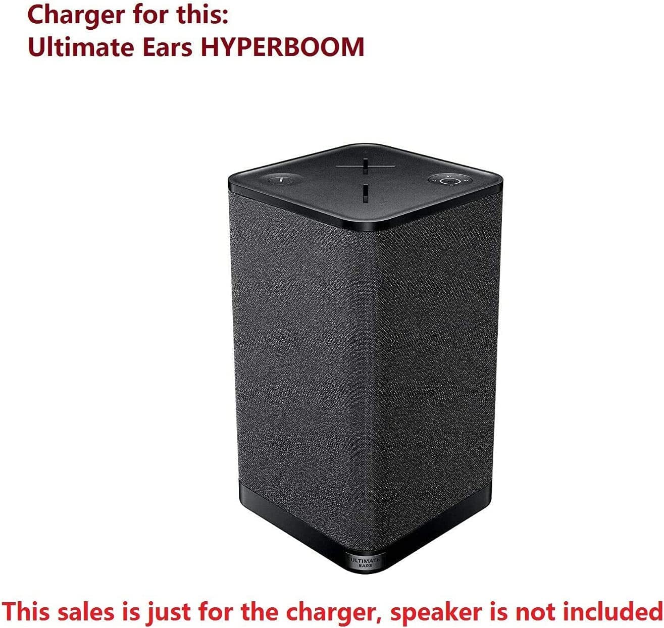 PowerTek Fast Charger for Ultimate Ears Hyperboom Portable Bluetooth Speaker - Replacement Charging Cable for Outdoor Parties, Beach Trips & Home Use