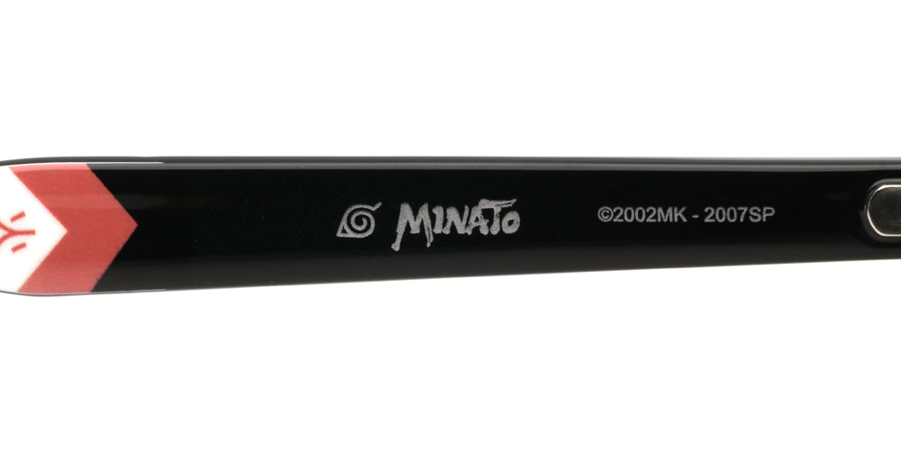 JINS x NARUTO MINATO Model Black Anime Glasses - Stylish Naruto Inspired Eyewear for Cosplay, Fashion & Daily Wear
