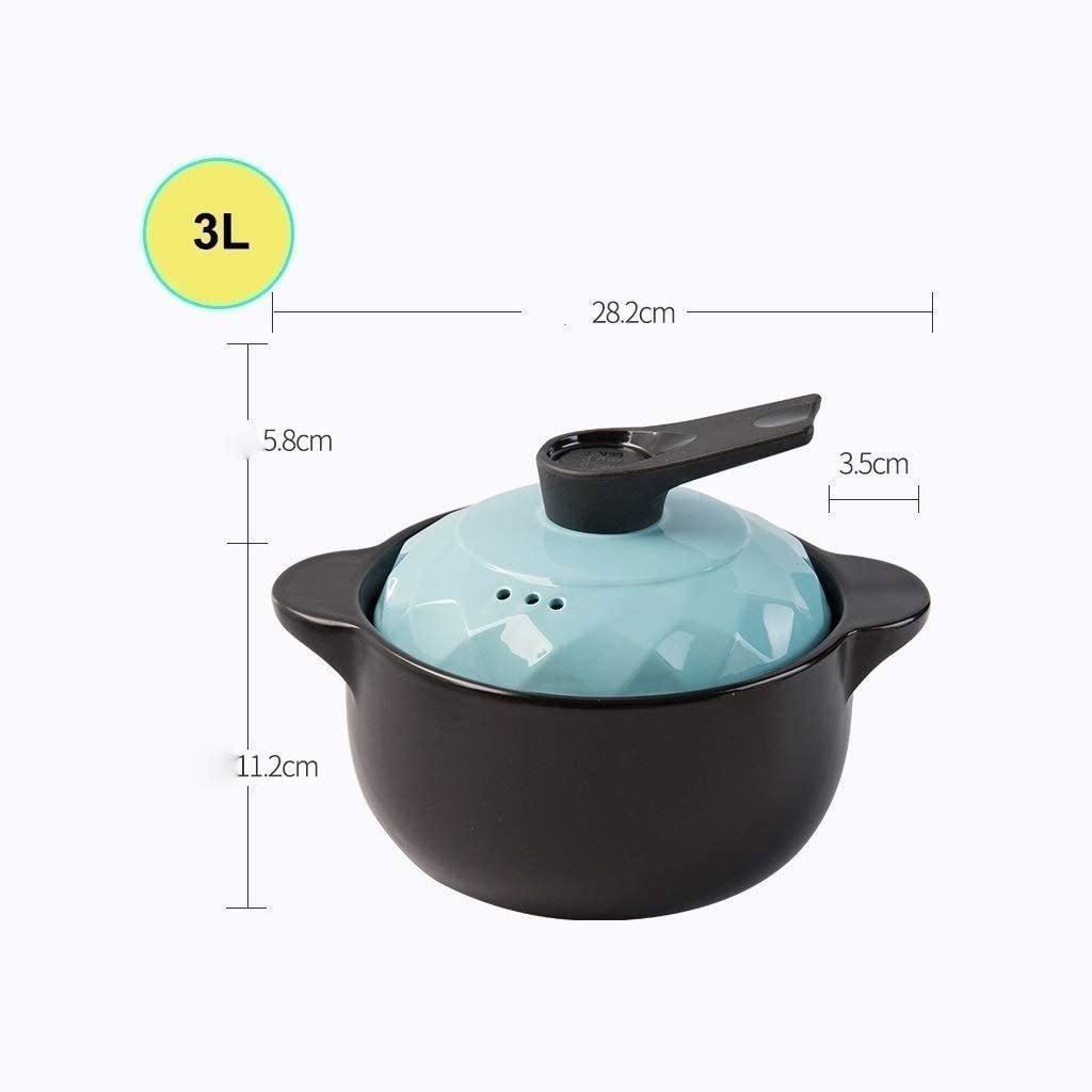 Nordic Round Ceramic Casserole Pot - 2.5QT Oven Safe Cooking Pot with Lid, Durable Kitchen Cookware for Baking, Stewing & Serving (Color A) - Perfect for Family Dinners, Holiday Meals & Restaurant Use