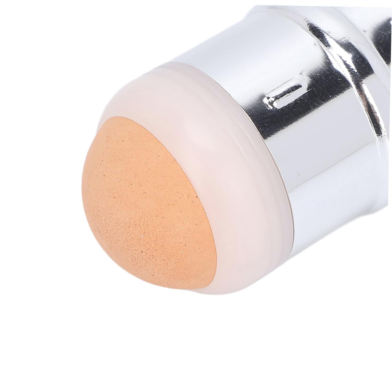 Rose Red Volcanic Stone Facial Oil Roller for Skincare & Makeup - Massage & Absorb Essential Oils - Perfect for Home Spa, Travel & Relaxation Therapy