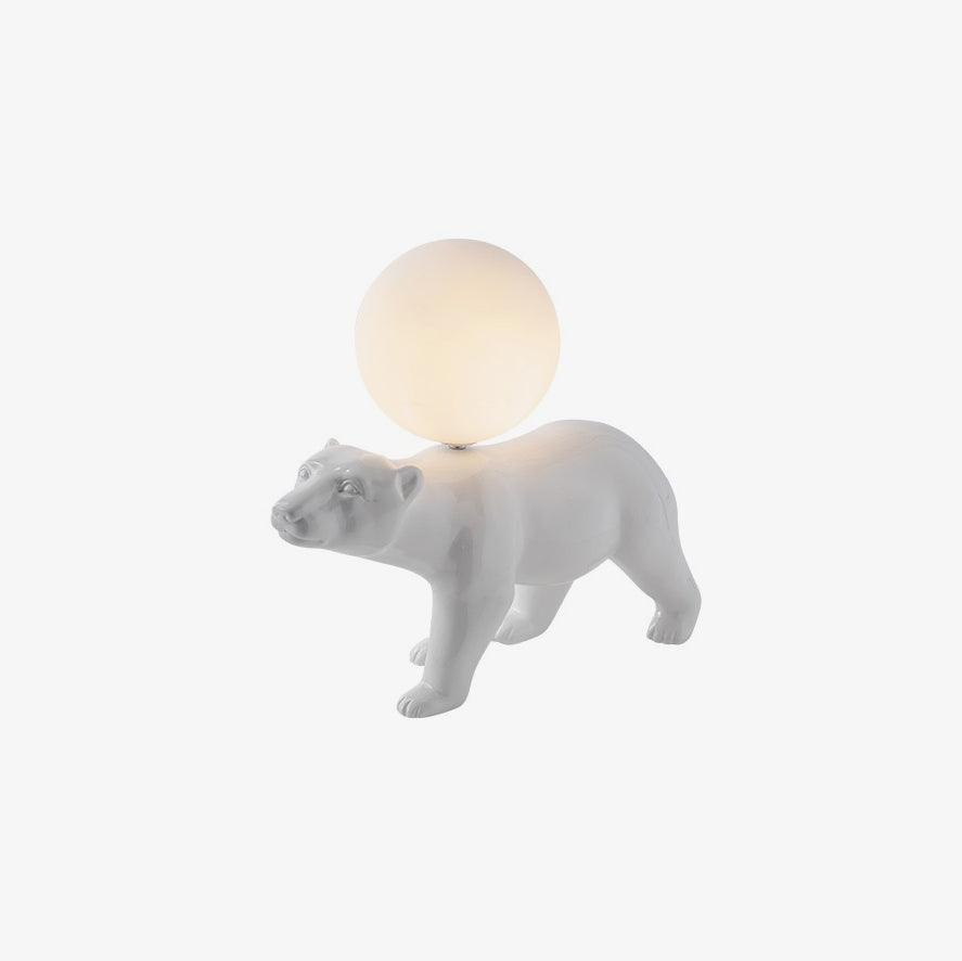 Polar Bear Table Lamp - Cute Night Light for Kids Room, Nursery, Bedroom - Perfect for Reading, Decor & Cozy Ambiance