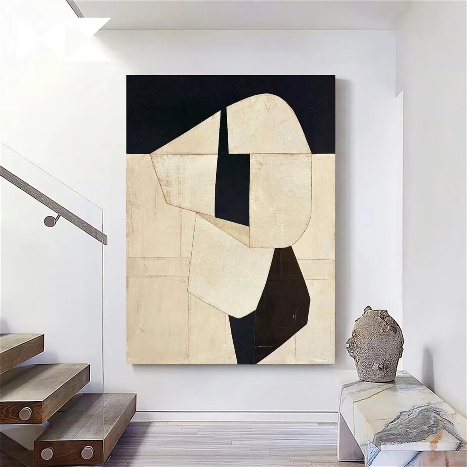 Abstract Tranquility Art Painting #WS157 - Modern Canvas Wall Art for Living Room, Bedroom & Office Decor