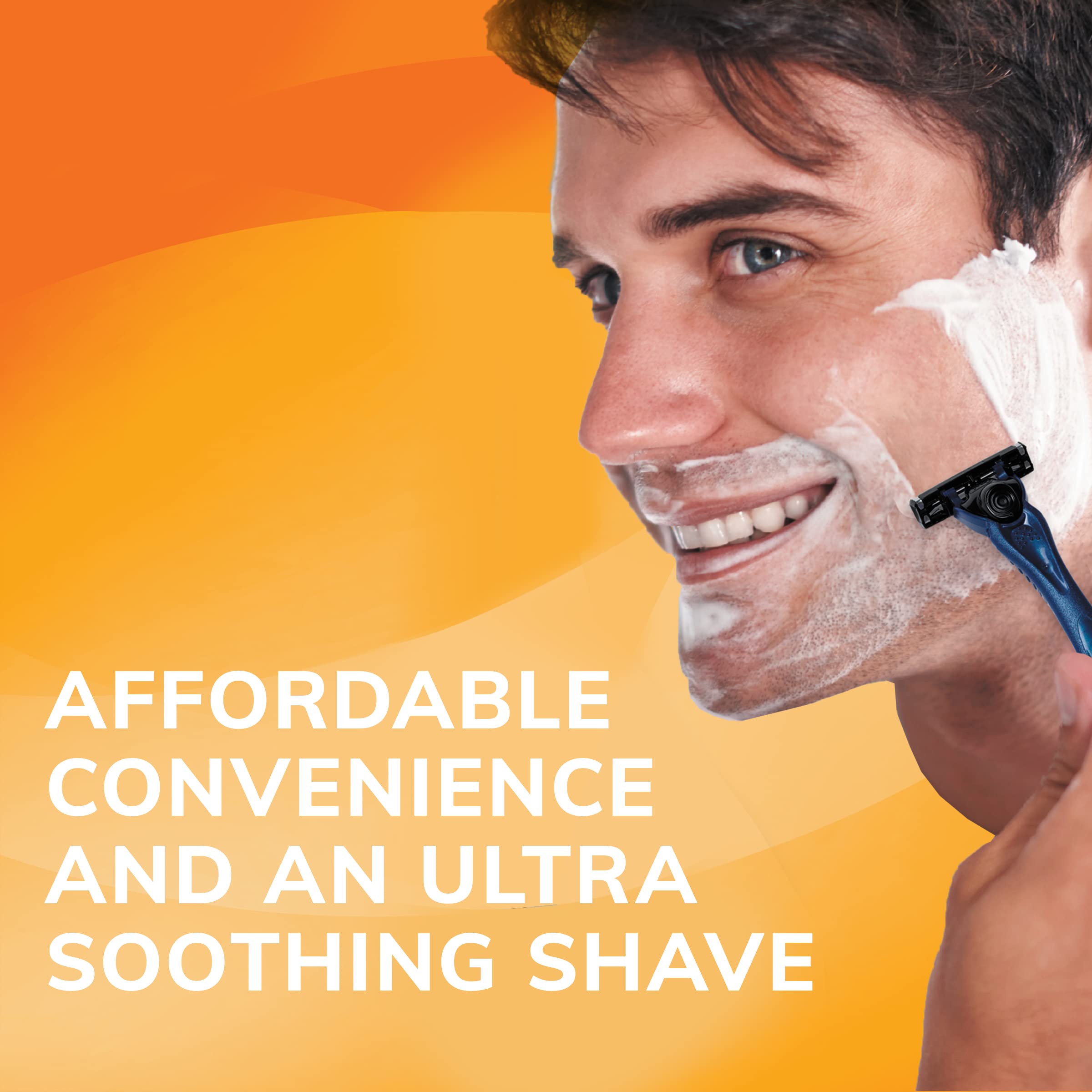 BIC Comfort 3 Disposable Razors for Men - 24 Count, Long-Lasting 3-Blade Shaving Razors for Smooth & Comfortable Shave - Ideal for Travel, Gym & Daily Grooming Routine