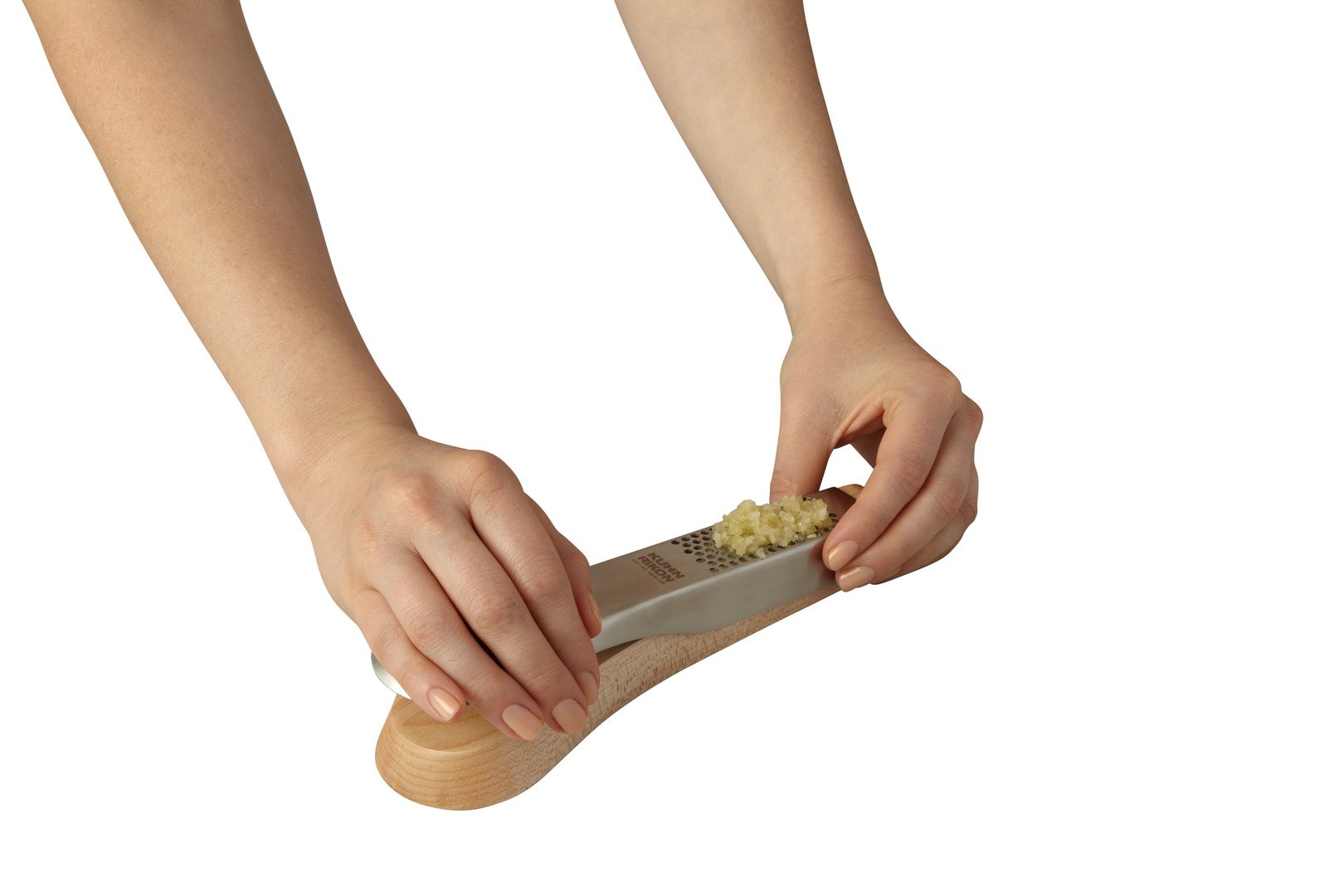 Kuhn Rikon Stainless Steel Tabletop Garlic Press - Heavy Duty Garlic Crusher & Mincer for Effortless Cooking - Perfect for Kitchens, Restaurants, and Home Chefs