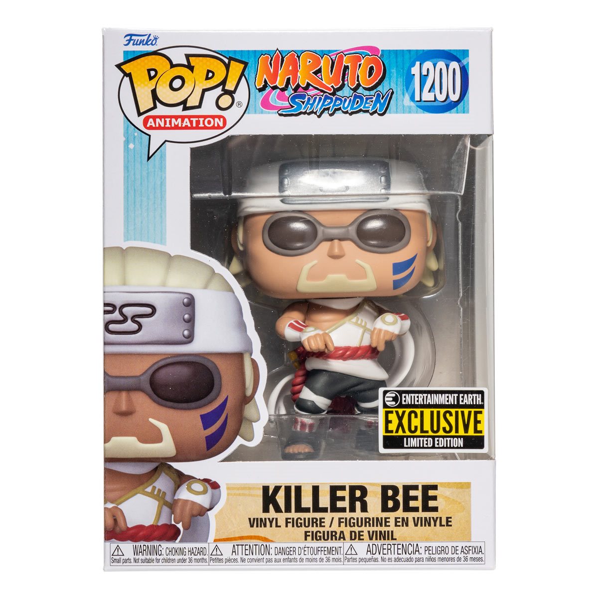 Naruto Shippuden Killer Bee Action Figure - Collectible Anime Toy for Fans - Perfect for Display, Gifts & Cosplay