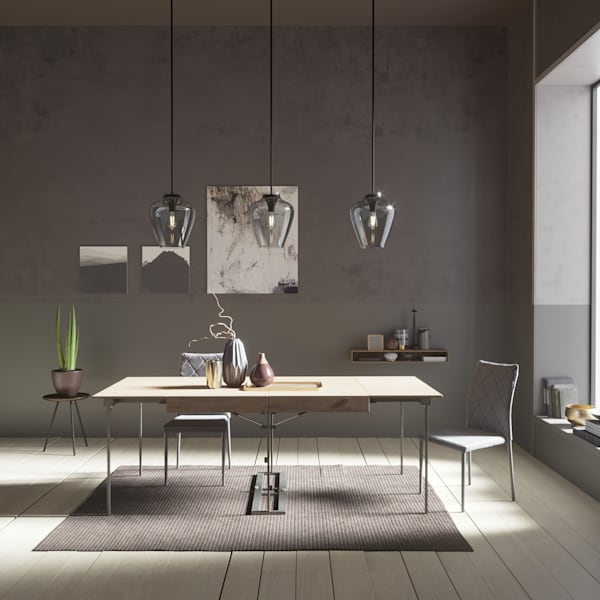 Hunter Vidria 1-Light Matte Black Pendant Light Fixture - Modern Industrial Ceiling Light for Kitchen Island, Dining Room & Living Room