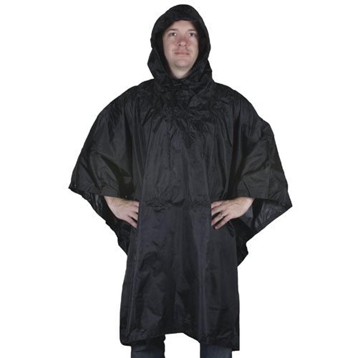 Fox Outdoor Products Ripstop Poncho - Lightweight Waterproof Rain Poncho for Hiking, Camping & Emergency - Perfect for Outdoor Adventures & Survival Gear