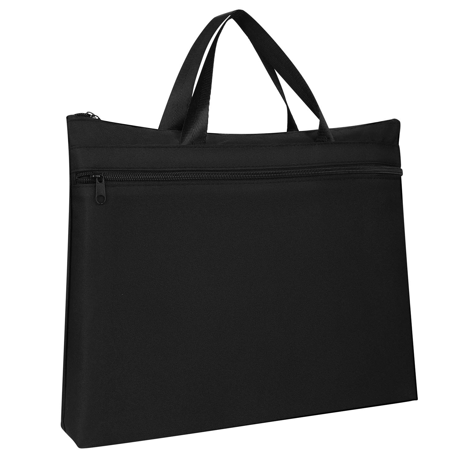 Waterproof A4 File Bag - Lightweight Zippered Business Briefcase for Laptop & Documents | Professional Portfolio Organizer | Ideal for Office, Travel & Commuting