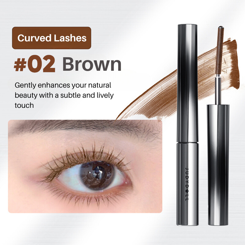 Judydoll Waterproof Volumizing Mascara with Steel Tube - Lengthening & Curling for Dramatic Lashes - Perfect for Daily Wear, Parties & Special Occasions
