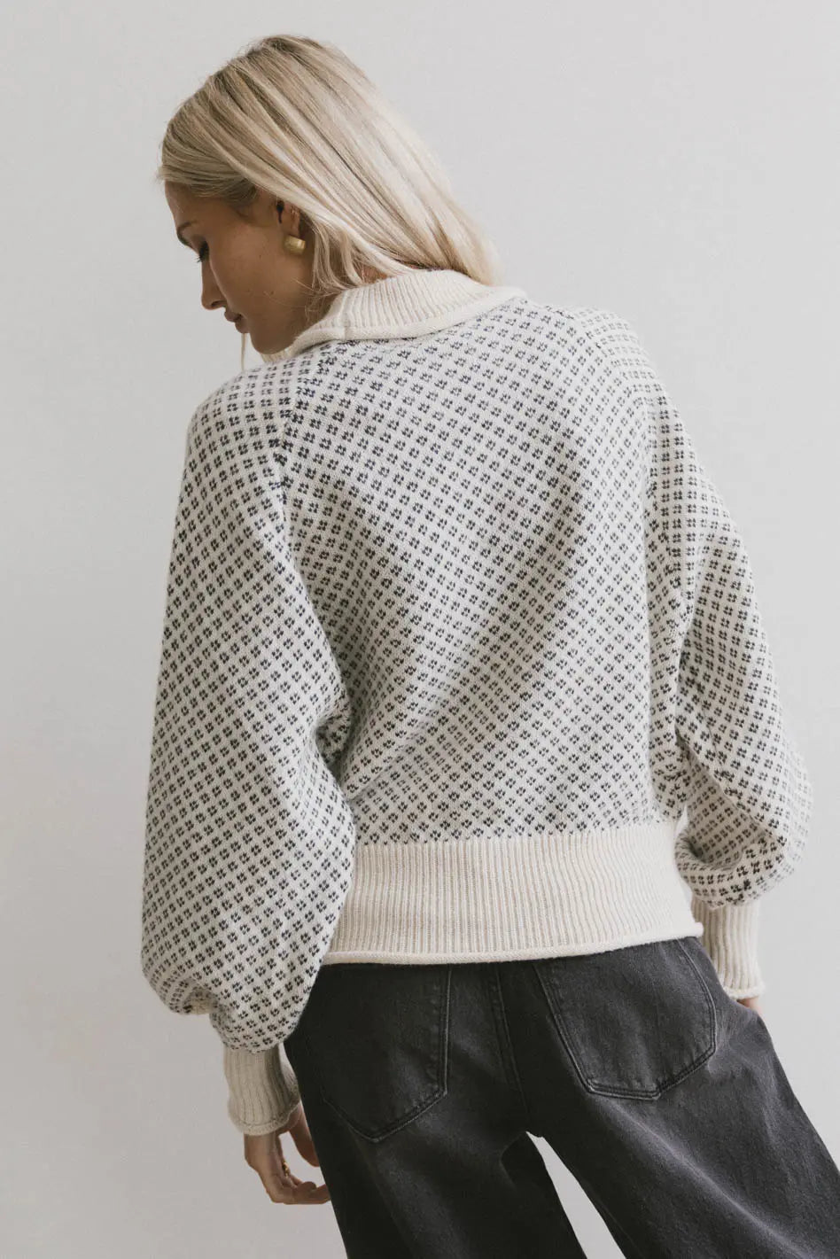 Nathalia Ivory Knit Sweater for Women | Cozy Winter Pullover | Perfect for Casual Outings, Office Wear & Holiday Gatherings