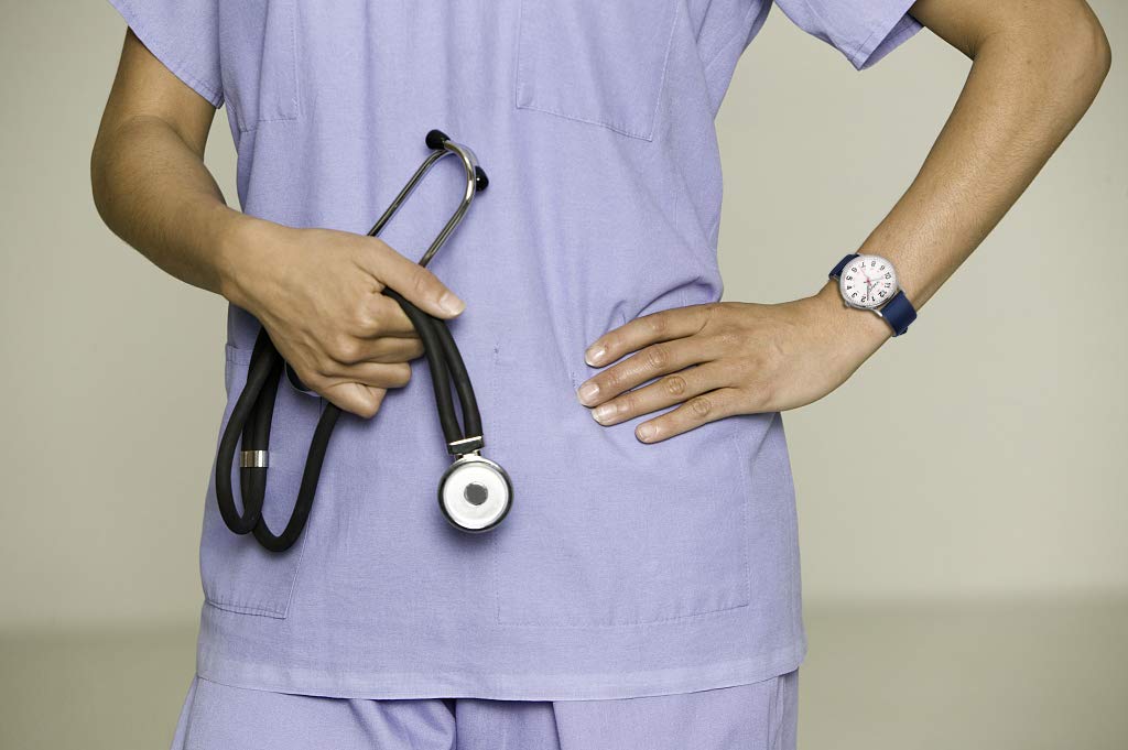 Nurse Watch for Medical Professionals & Students - Easy to Read 24-Hour Dial with Second Hand - Perfect for Doctors, Nurses & Healthcare Workers in Hospitals & Clinics
