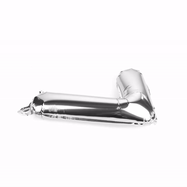 Balloonify Silver Mylar Number 7 Balloon - 16 Inch Party Decoration - 1 Count Box - Perfect for Birthdays, Anniversaries & Graduation Celebrations