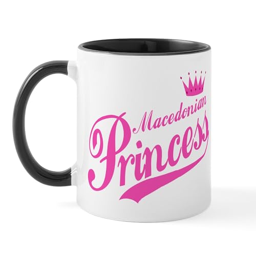 White/Black Inside - Macedonian Princess Mug
