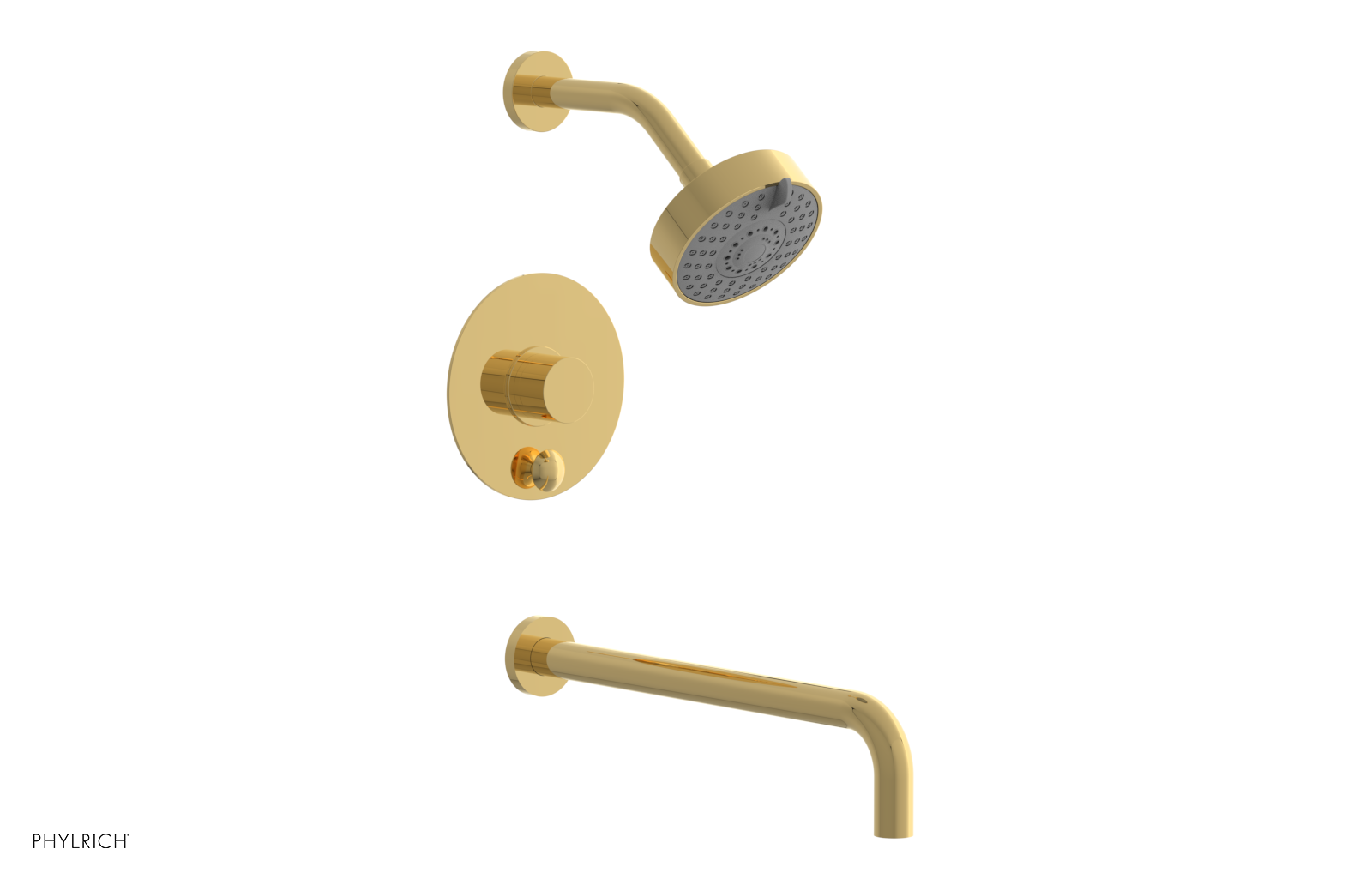 BASIC II 14 Pressure Balance Tub and Shower Faucet Set - Chrome Finish - 230 27 14 - Perfect for Bathroom Renovation and Modern Home Upgrades