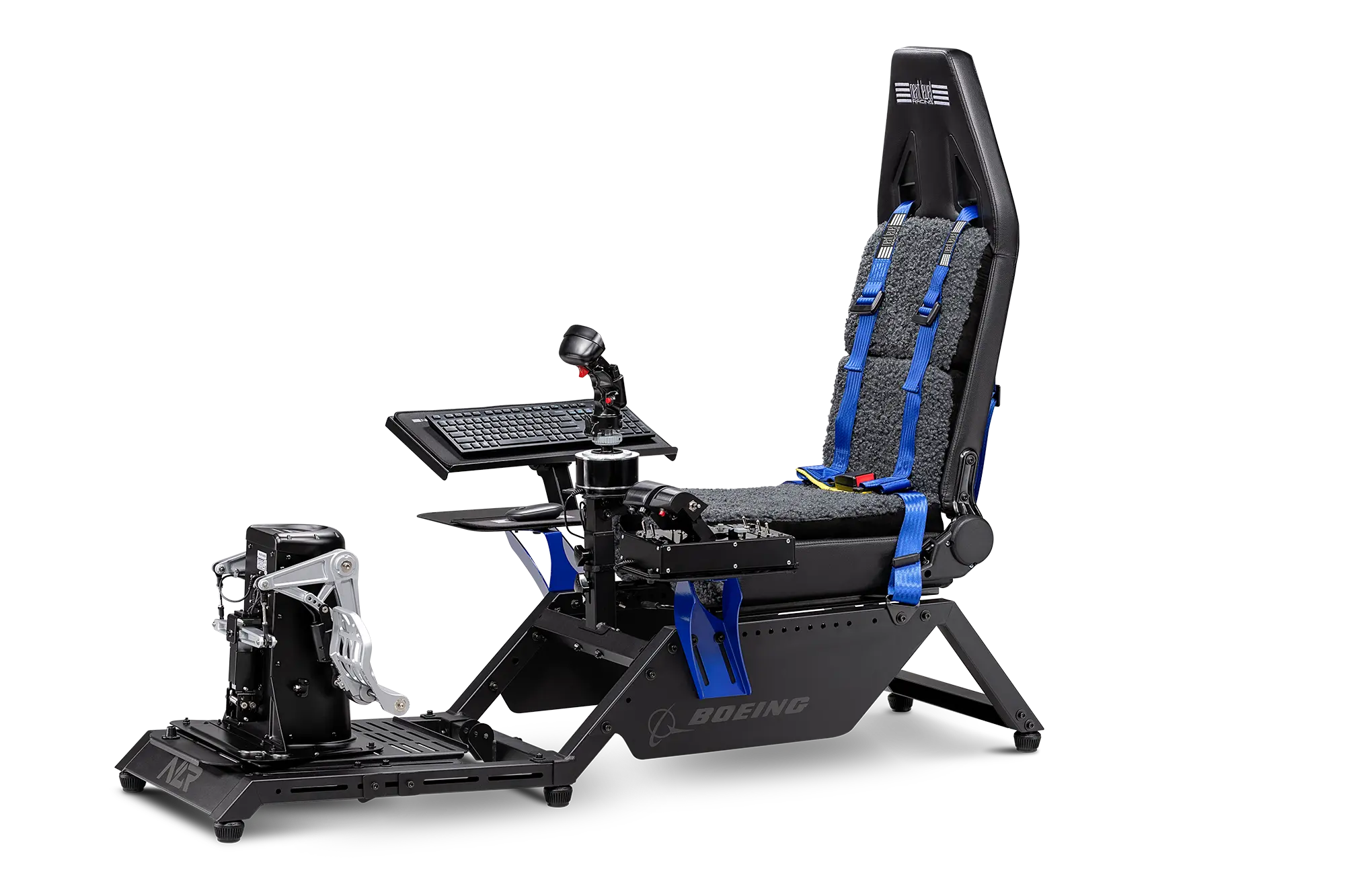 Next Level Racing Flight Simulator Cockpit - Boeing Commercial Edition | Professional Flight Simulator for PC & VR | Perfect for Flight Training & Gaming Enthusiasts