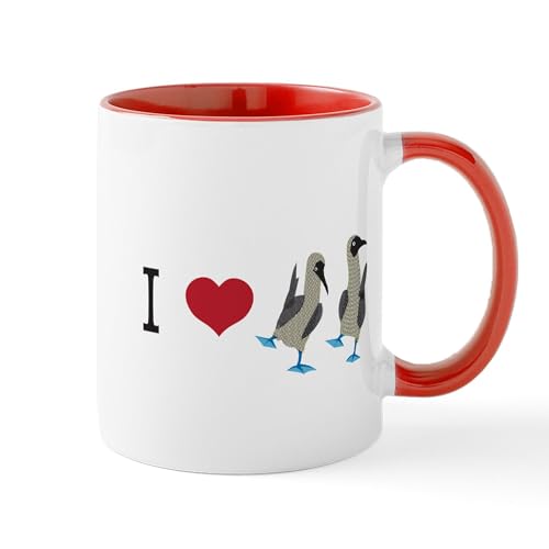 White/Red Inside - Boobies_Line Mugs