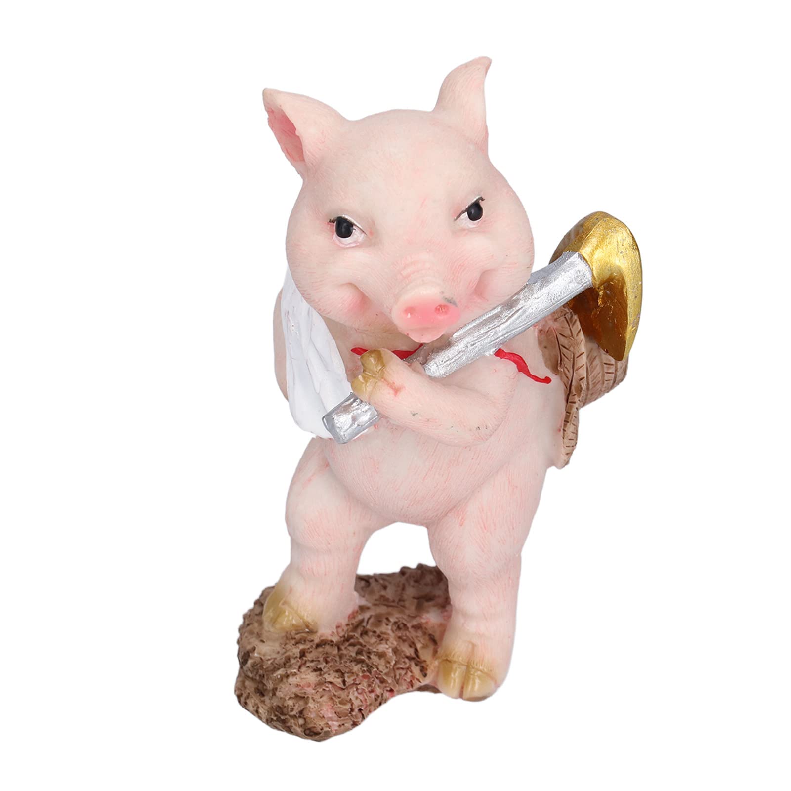 EBTOOLS Farmhouse Animal Statues - Handcrafted Baby Pig Garden Sculpture for Outdoor Decor, Home & Farmhouse Gifts | Perfect for Garden, Patio, Lawn & Farmhouse Decoration