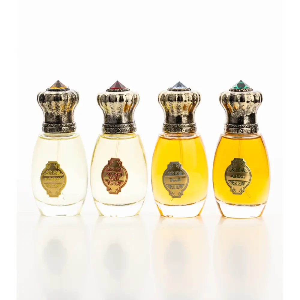 The Crown Collection Eau de Parfum Set - 4 x 30ml Luxury Perfume Gift Set for Women | Perfect for Gifting, Date Nights & Special Occasions