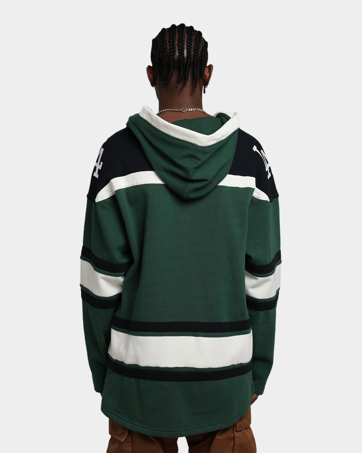 47 Brand Los Angeles Dodgers Superior Lacer Hoodie - Dark Green Baseball Pullover for Men & Women - Perfect for Game Day, Casual Wear & Sports Fan Gifts