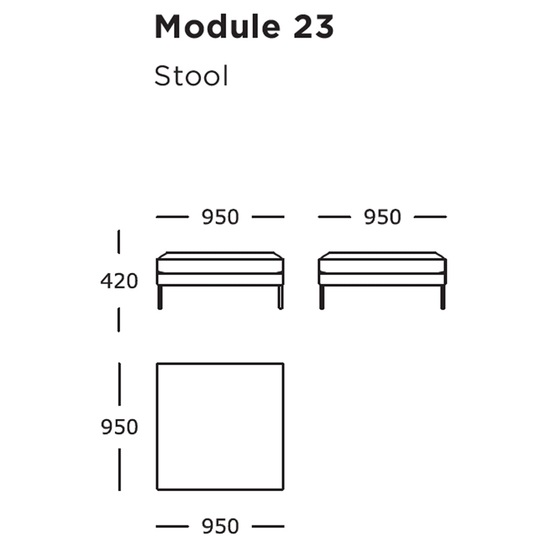 Modular Sofa Set with 17 & 23 Pieces - Customizable Sectional Couch for Living Room, Lounge & Office - Modern Comfortable Furniture for Home Decor