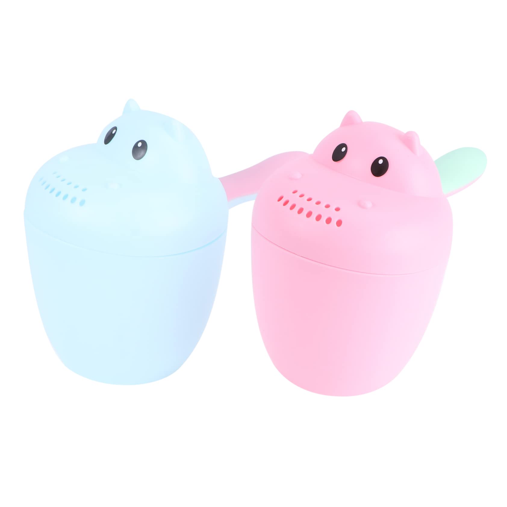 DRESSOOS 2-Pack Shampoo Rinsing Cups - Fun Bath Toys for Kids, Water Scoop & Wash Mug Set, BPA-Free PP Plastic for Safe Bath Time Play - Perfect for Baby Hair Washing & Toddler Bath Time Fun
