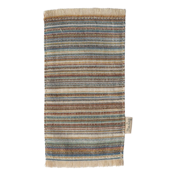 Maileg Striped Medium Play Rug - Soft & Durable Kids Room Decor for Playtime & Nursery