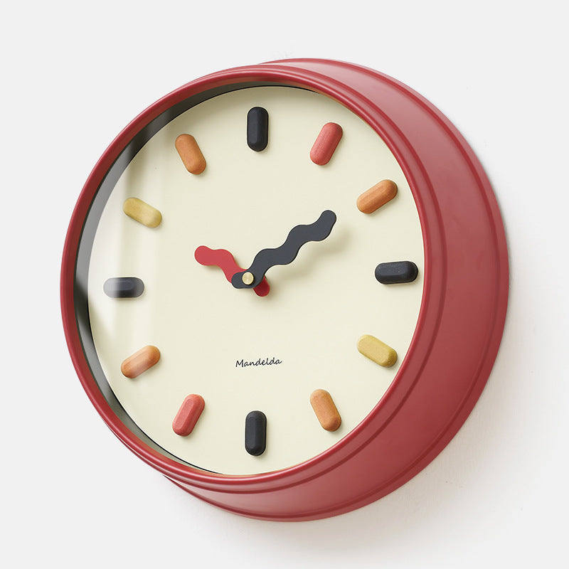 Eco-Friendly Modern Circular Wall Clock - Stylish Home & Office Decor for Living Room, Bedroom, Kitchen | Silent Non-Ticking Battery Operated