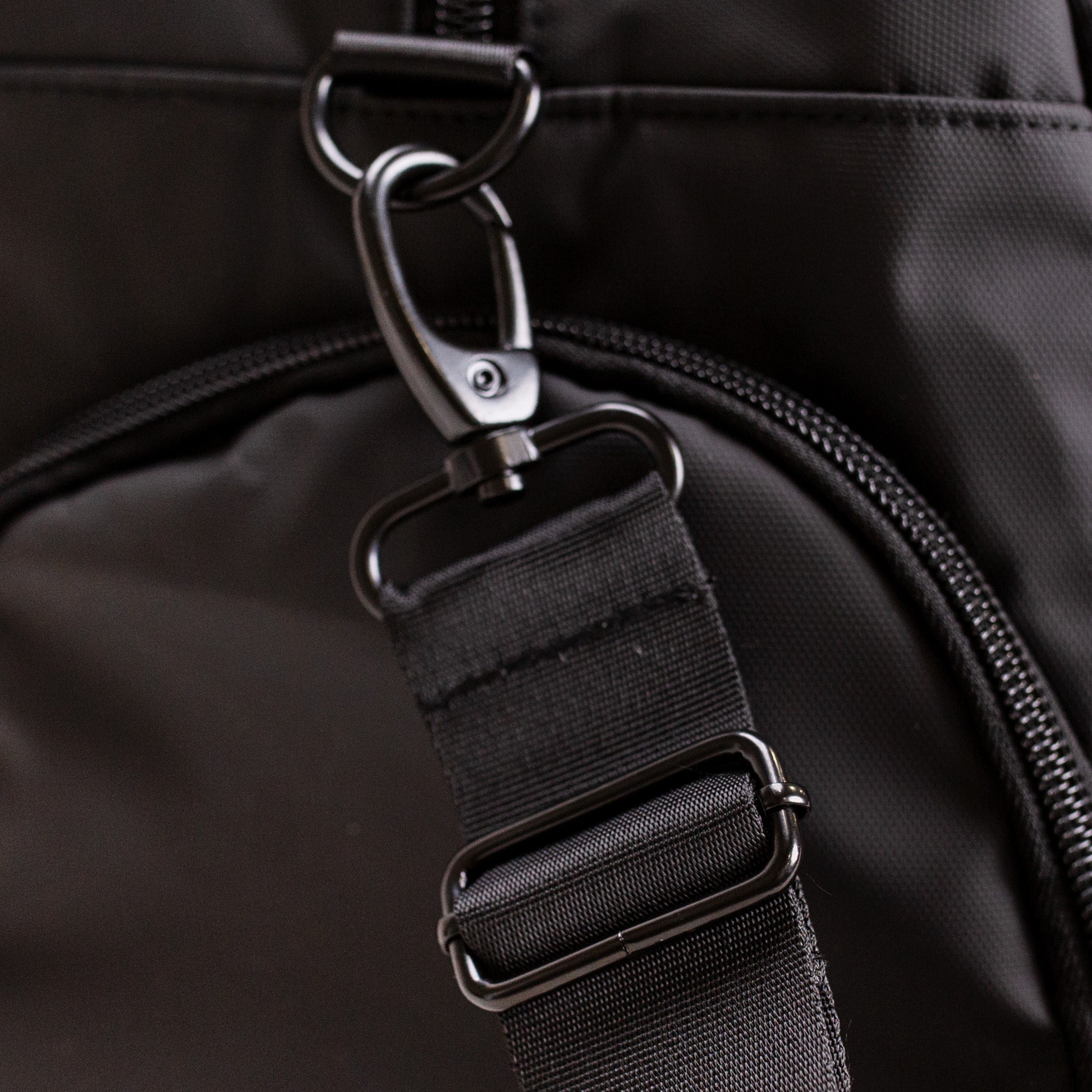 Premium Black Foil Trainer Duffel Bag - Stylish Gym & Travel Duffel for Men & Women | Perfect for Workouts, Sports & Weekend Getaways