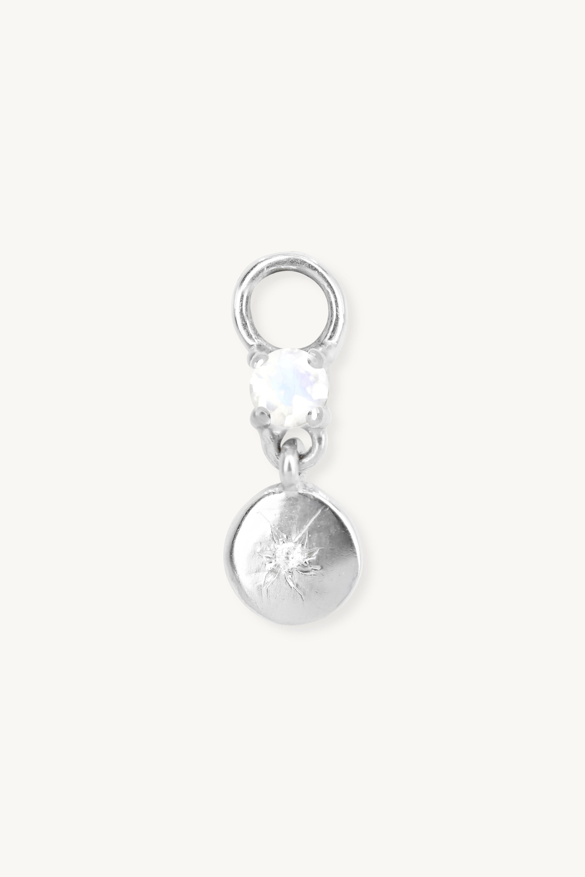 Chloe Silver Moonstone Charm Pendant Necklace for Women - Elegant Jewelry Gift for Birthday, Anniversary & Special Occasions | Perfect for Everyday Wear, Parties & Romantic Dates