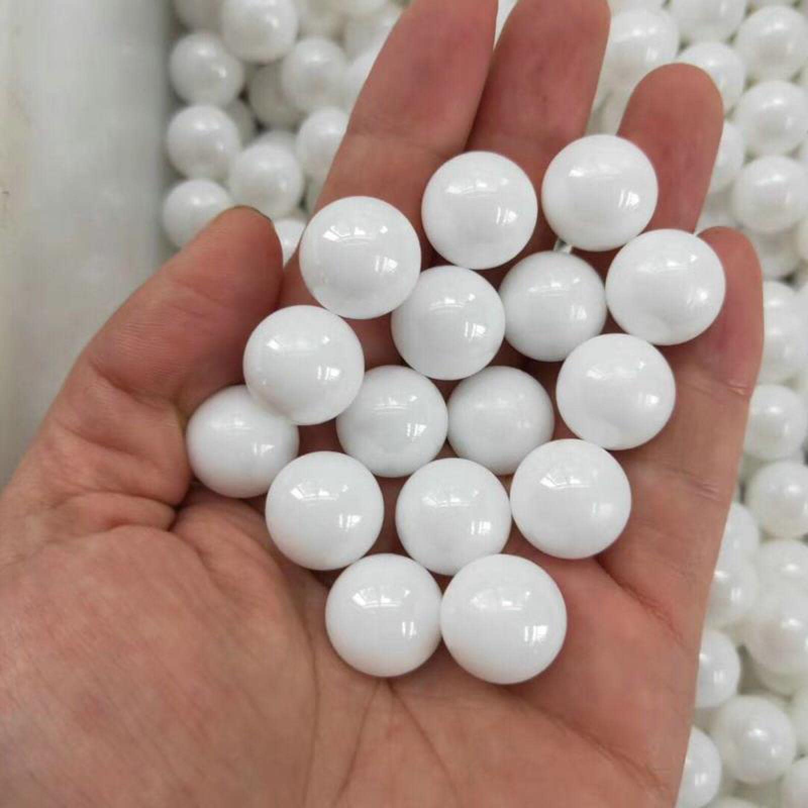 High-Precision Zirconia Ceramic Balls (G5 Grade, 14.288mm Diameter) - 3pcs Set for Valves, Bearings & Industrial Applications | Durable & Corrosion-Resistant Ceramic Spheres for Automotive, Aerospace & Medical Equipment