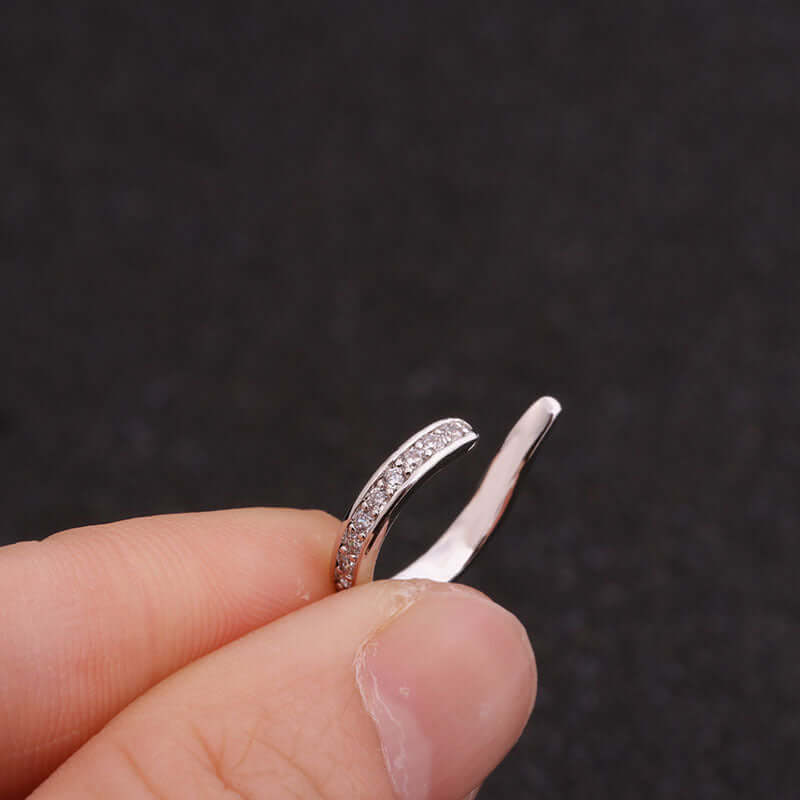 18K Gold No-Piercing Minimalist Cartilage Ear Cuff - Elegant Spiral Ear Cuff Jewelry for Women | HSPJ1906 | Perfect for Everyday Wear, Parties & Special Occasions